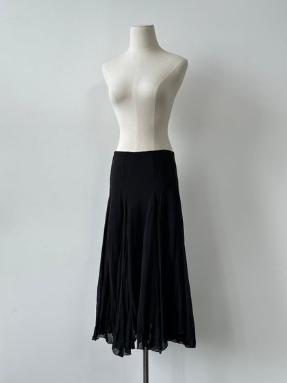 USA Vintage 2000s Pleated Midi Skirt - W28-32