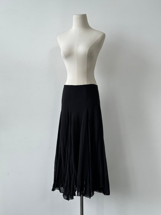 USA Vintage 2000s Pleated Midi Skirt - W28-32