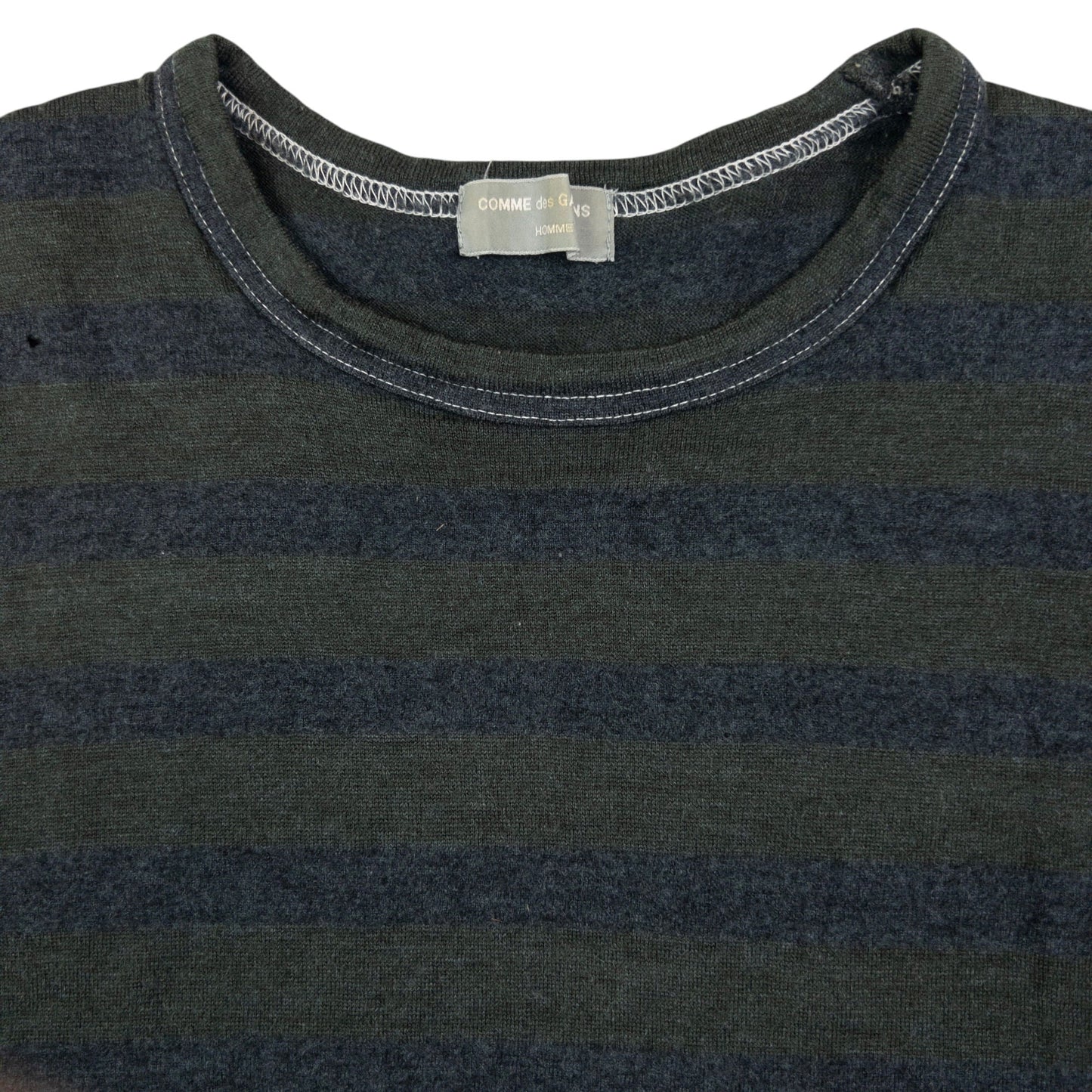 Vintage Comme Des Garçons HOMME Striped Long Sleeve T Shirt Size S