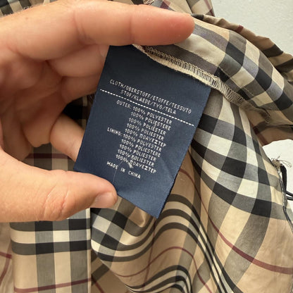 2000’s Burberry Nova Check Windbreaker Jacket (XL) | Extra Large, Beige