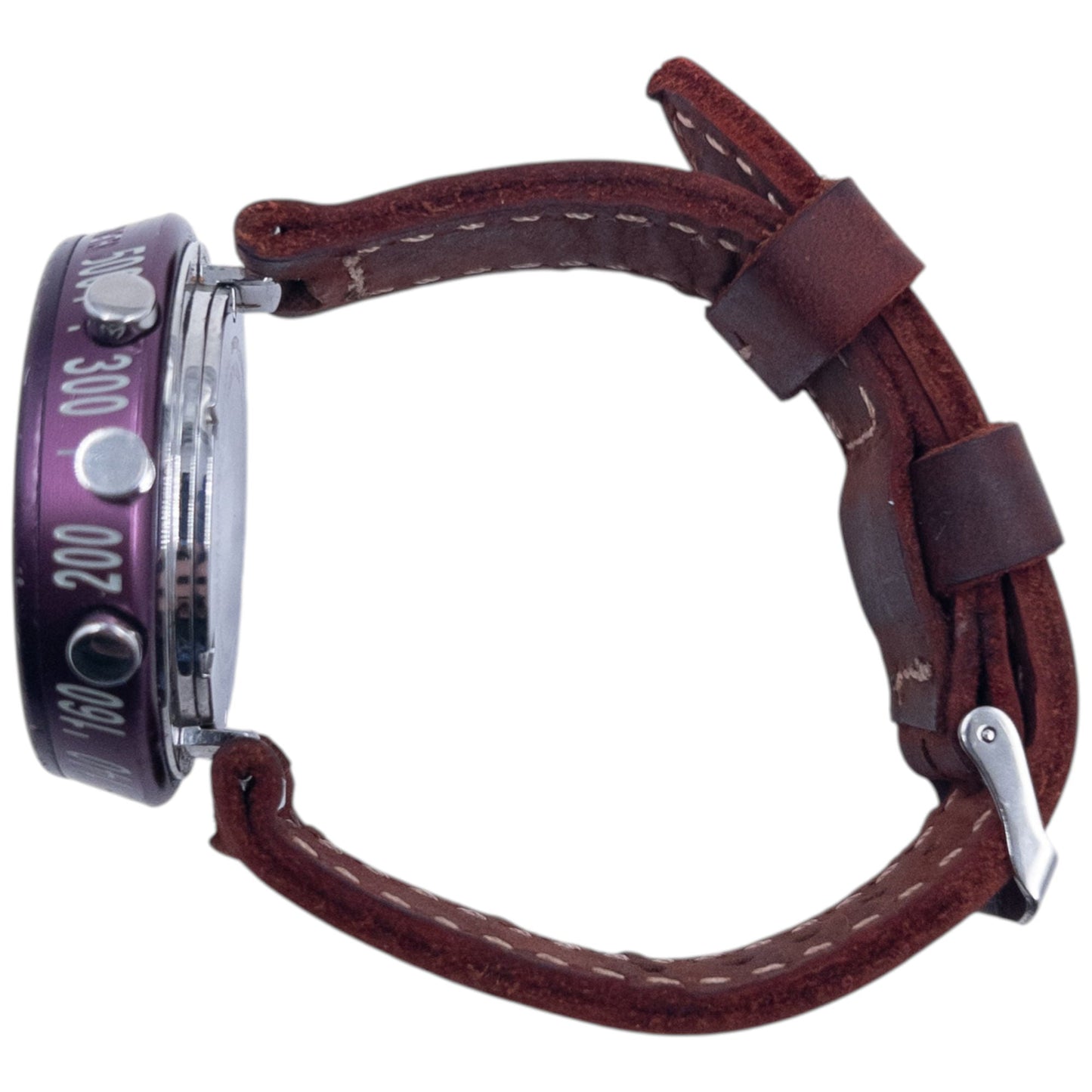 Vintage Issey Miyake Leather Watch | O/S, Brown