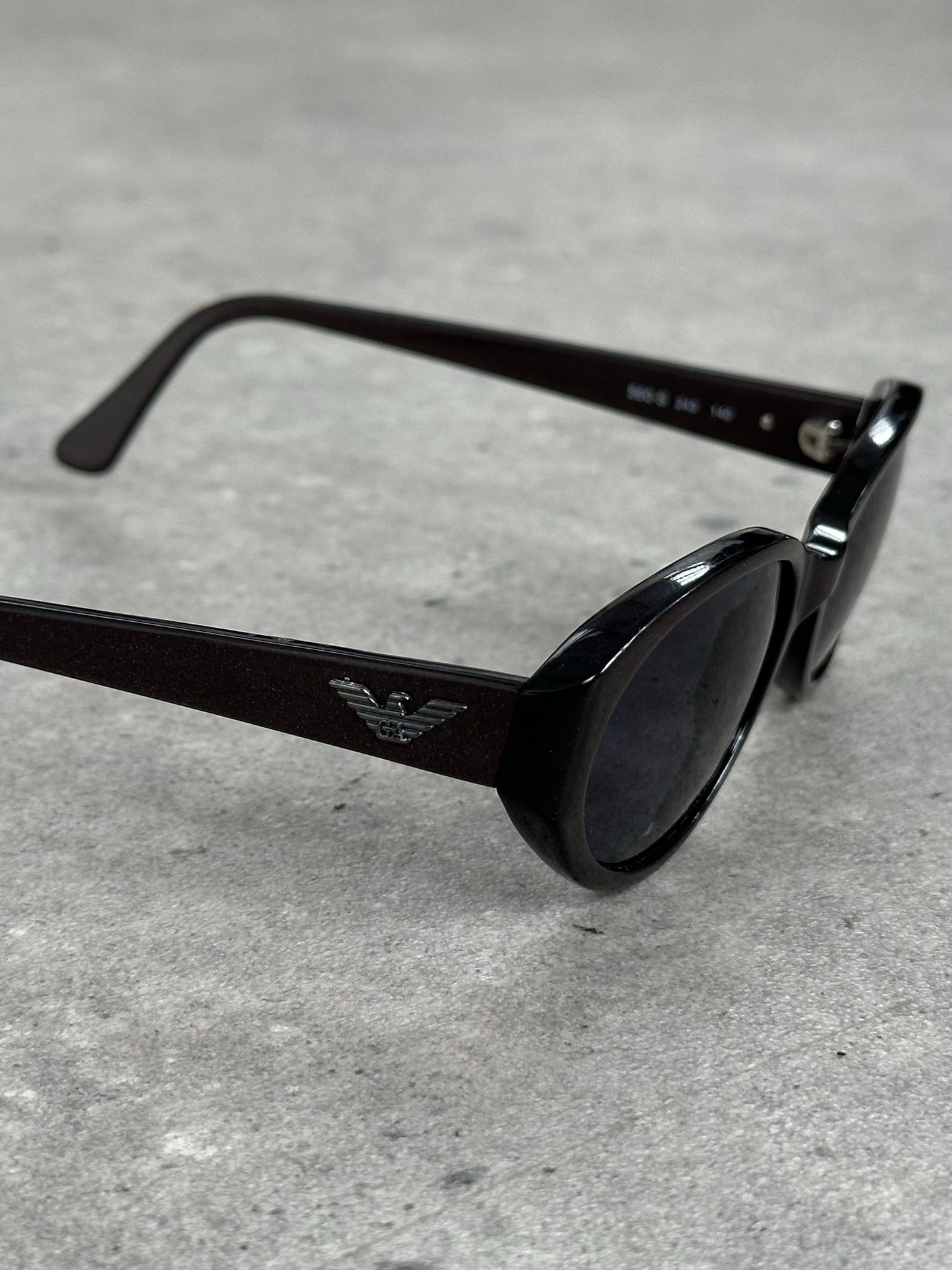 Armani 1990s Oval Logo Sunglasses