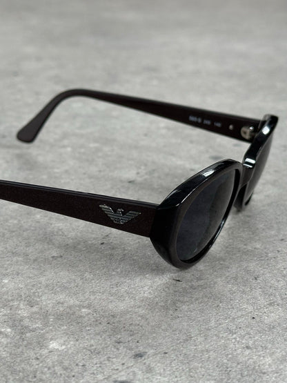 Armani 1990s Oval Logo Sunglasses