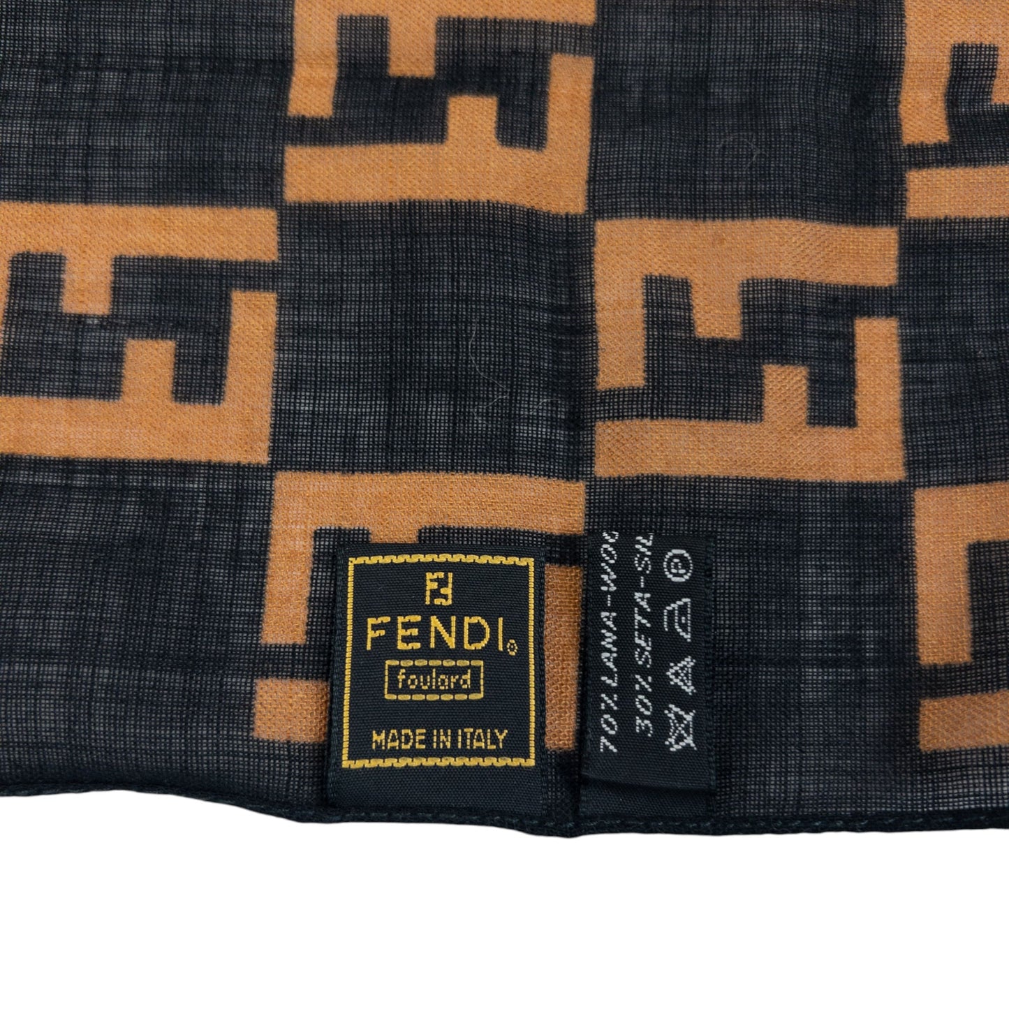 Vintage 90s Fendi Monogram Scarf | O/S, Multicoloured