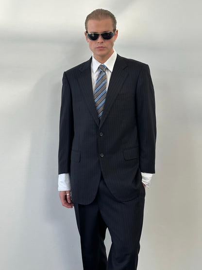 Burberry London Charcoal Pinstripe Two-Piece Suit