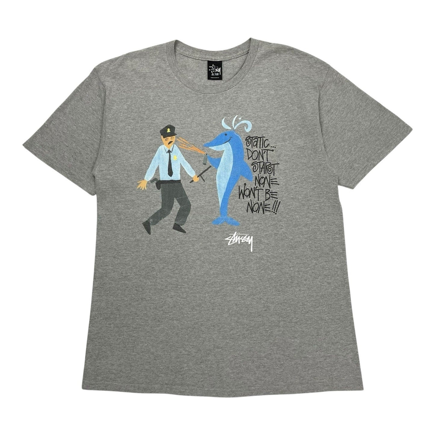Vintage Stussy Jayson Musson T Shirt, Size Medium | Stussy, Grey