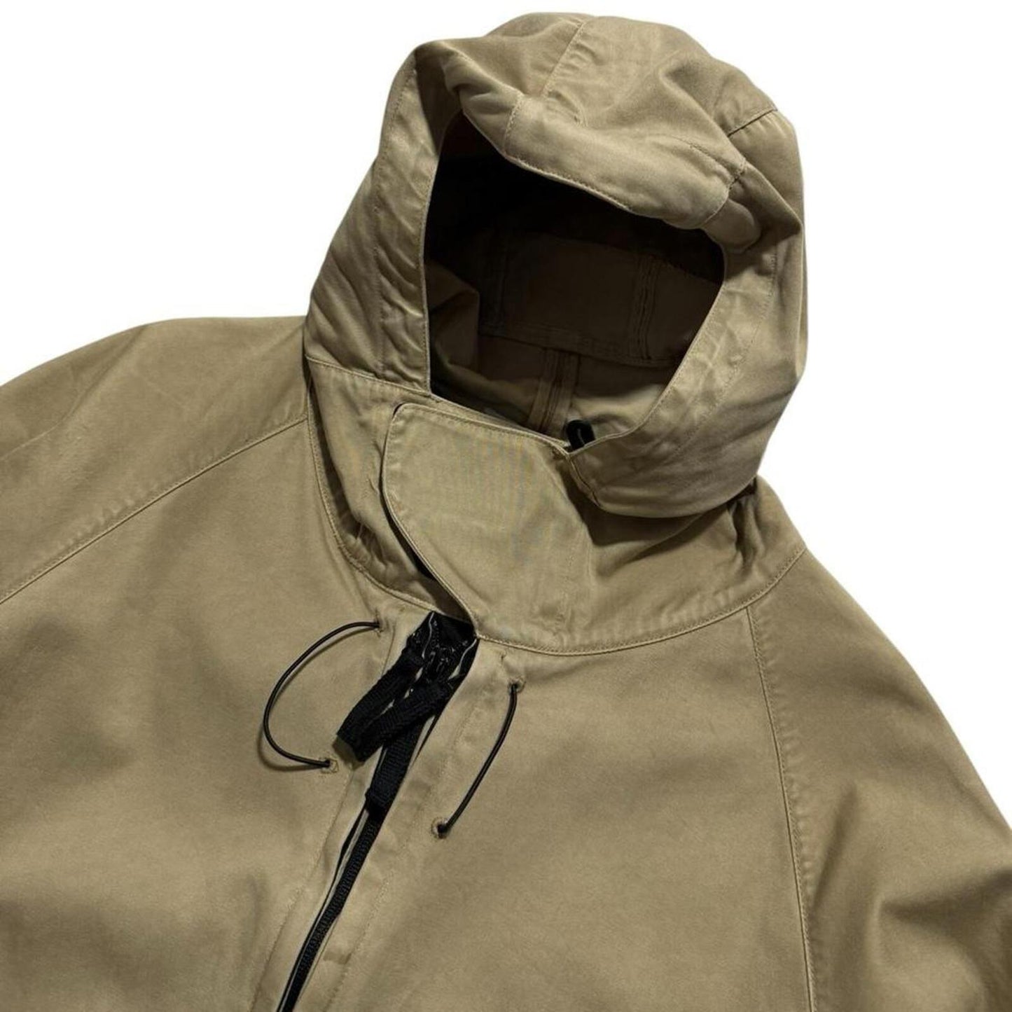 Stone Island Raso Flocatto Face Mask Jacket | XXL, Beige