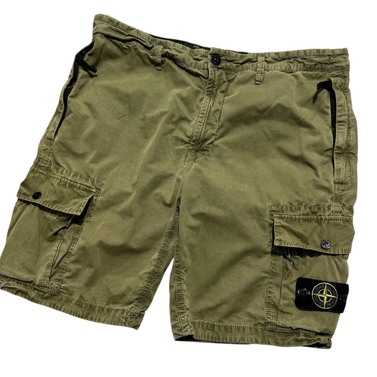 Stone Island Cargo Shorts | W36, Olive