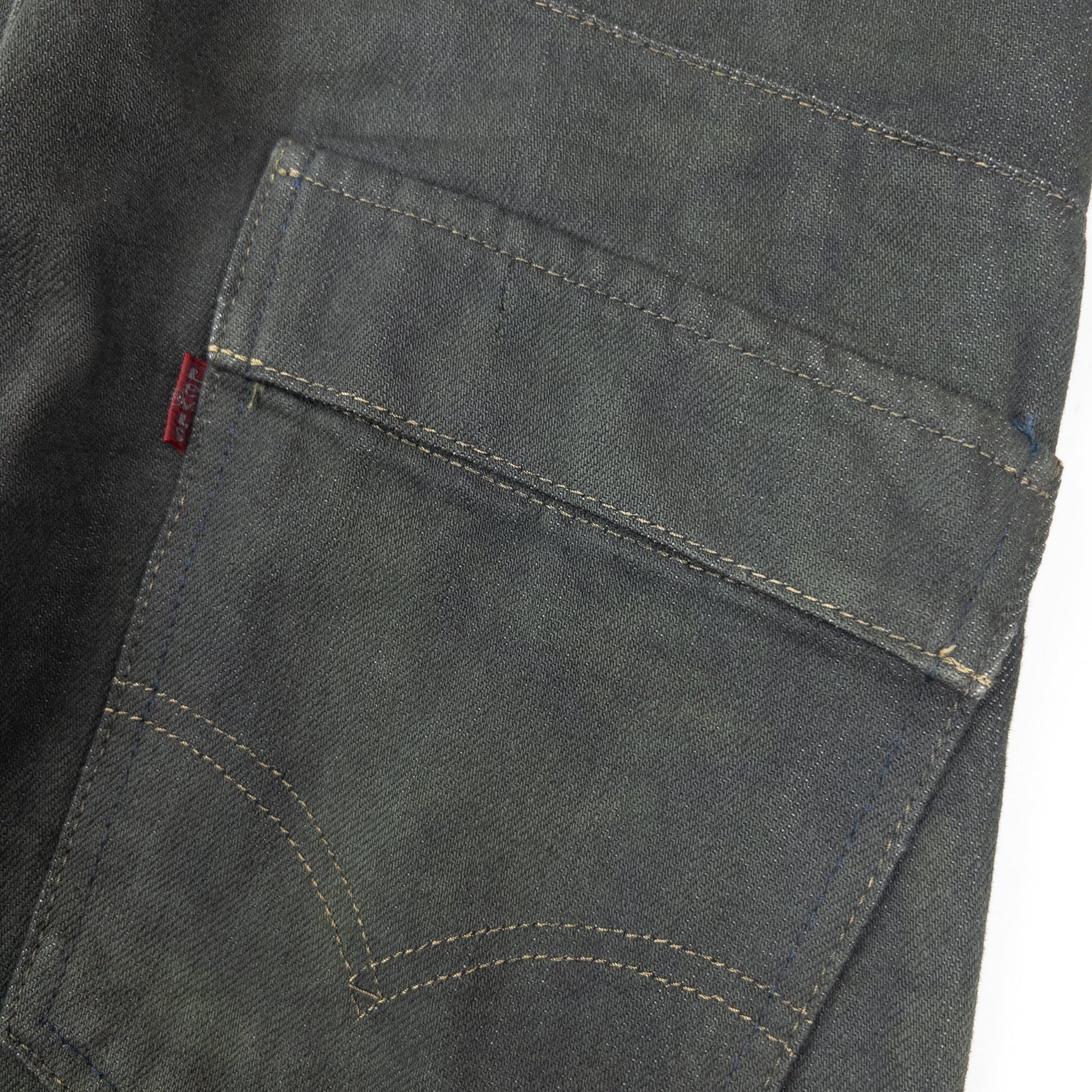 Vintage 2000s Levi's Engineered Garments Denim Jeans Size W27 | W27, Green