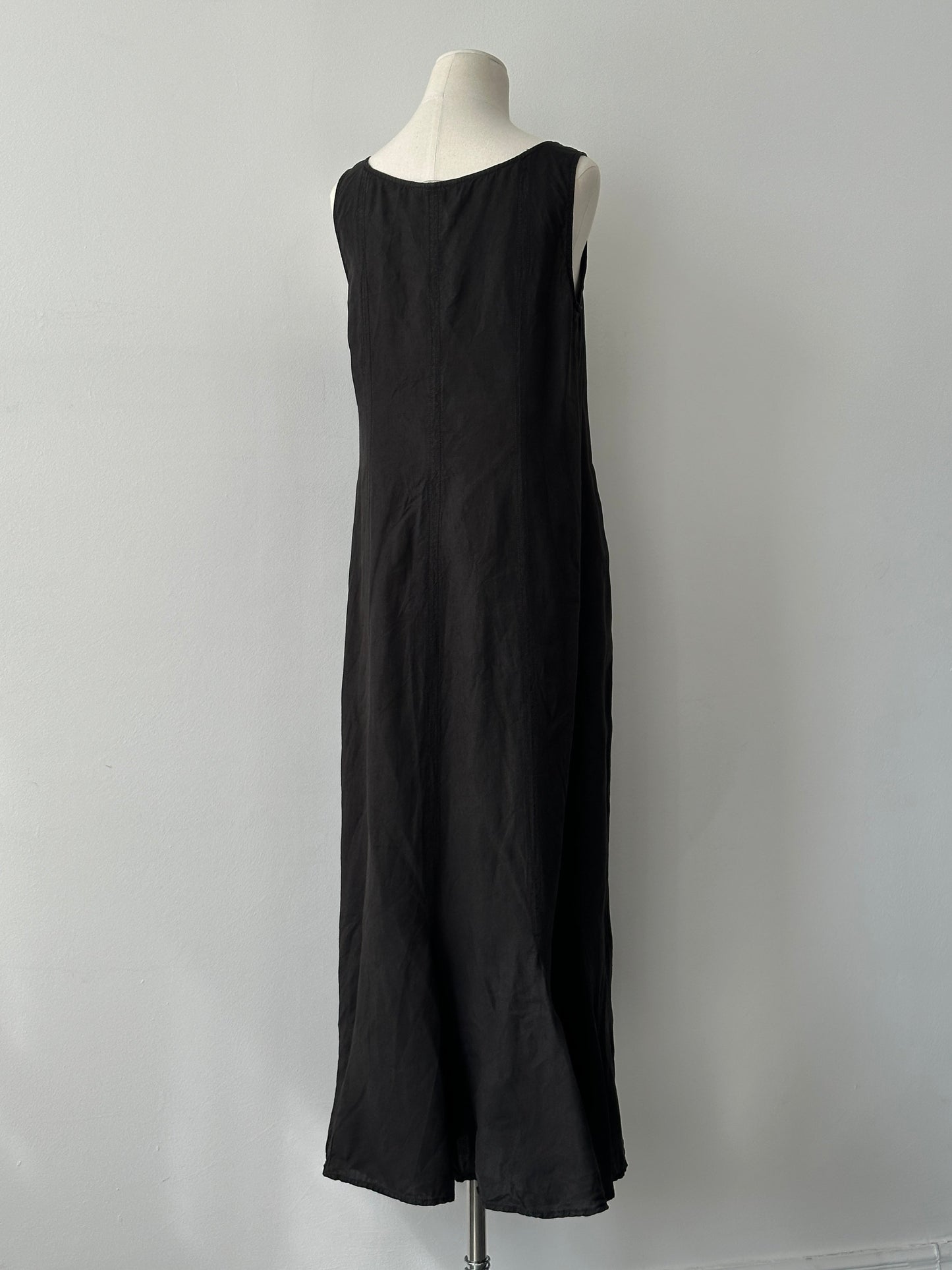 Max Mara Weekend 2000s Pure Linen Floor Length Dress - M-L
