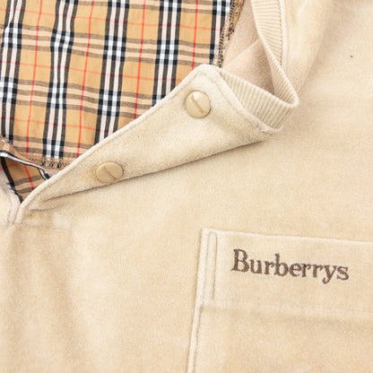 Vintage 90s Burberry Velour Jumper Size L | Large, Multicoloured