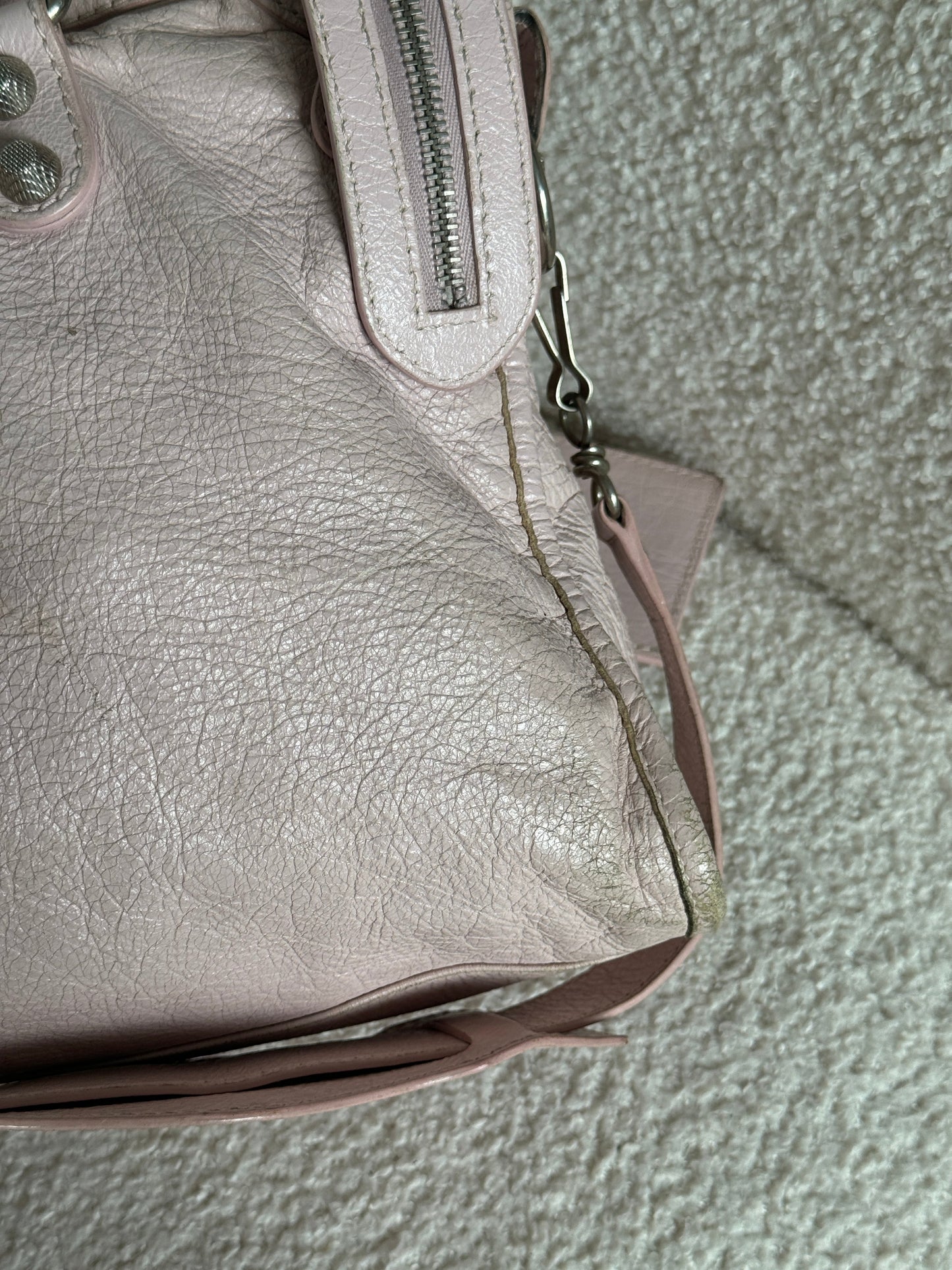 S/S 2014 Balenciaga Baby Pink City 2Way Handbag | O/S, Pink