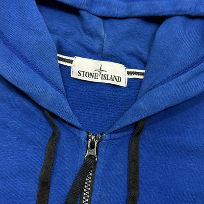 Stone Island SS16 Blue Zip Up Hoodie - S