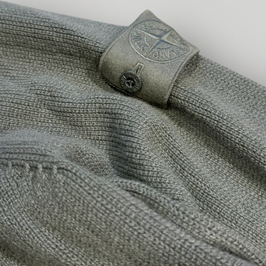 Stone Island AW/22 Ghost 100% Cashmere Zip Up Knit Jumper L BNWOT