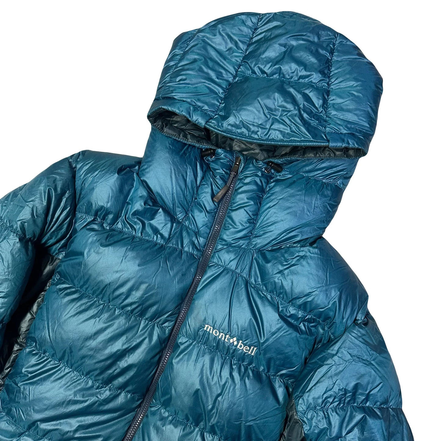 Montbell Alpine Down Parka Puffer Jacket In Blue ( L )