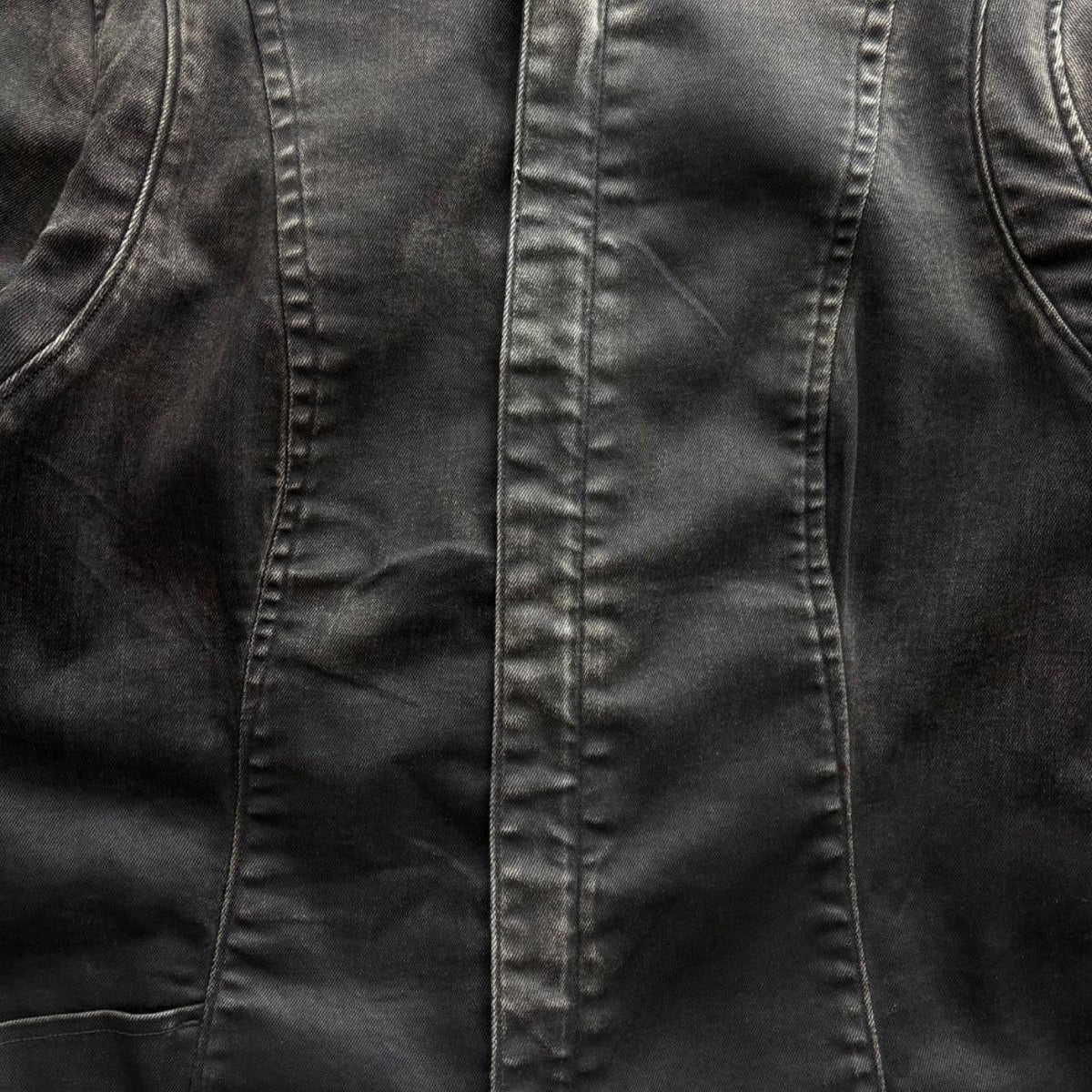 G-STAR WAXED DENIM JACKET | O/S, Black