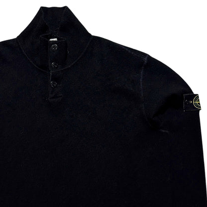 Stone Island Pullover 1/4 Button Up Knit Jumper