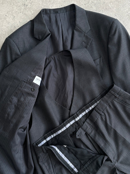 Armani Collezioni Pure Wool Single Breasted Three Piece Suit - 46R/W36