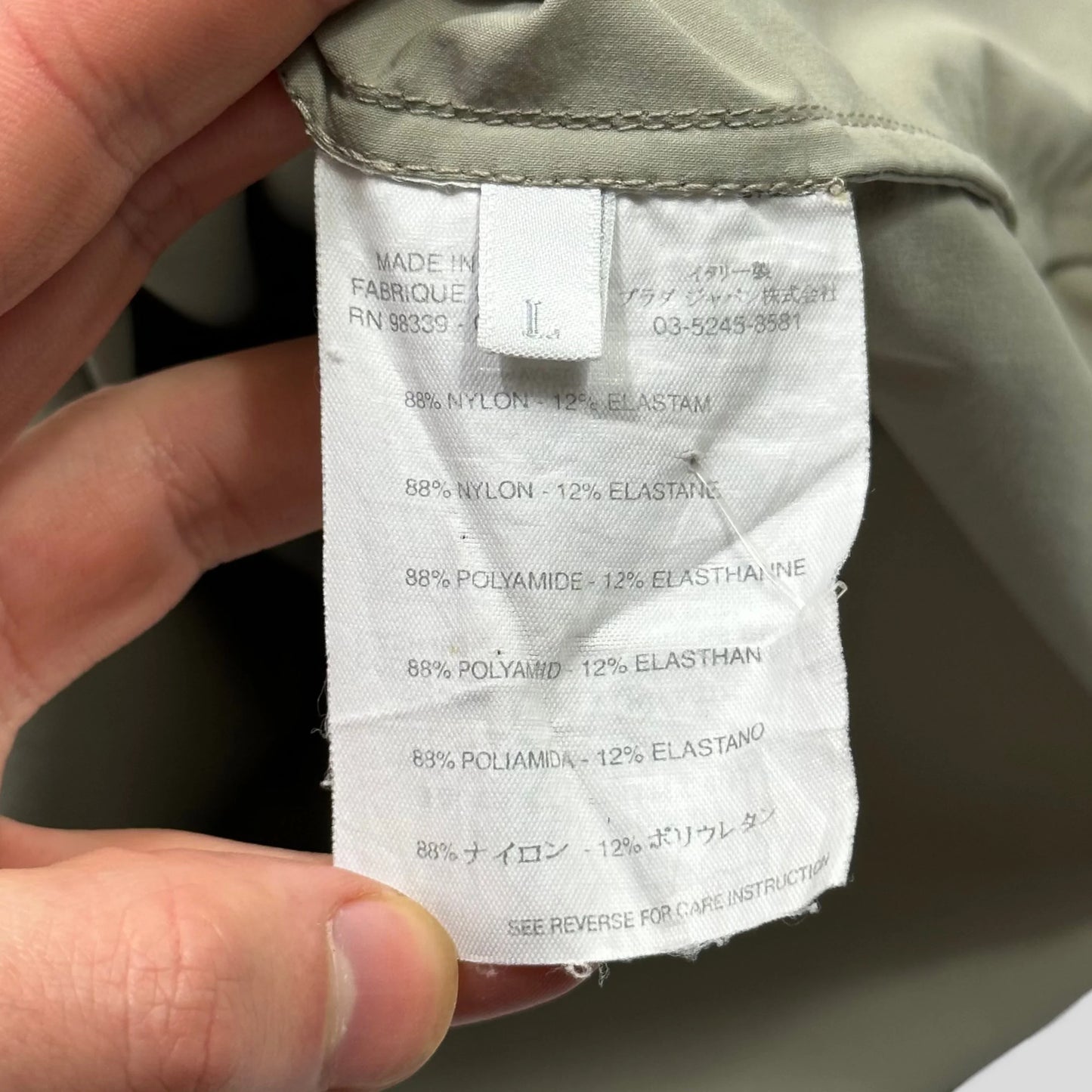 Prada Sport 00’s 1/2 Button Nylon Shirt - L/XL