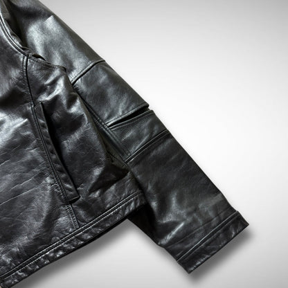 DKNY Jeans Leather Biker Jacket (2000s)