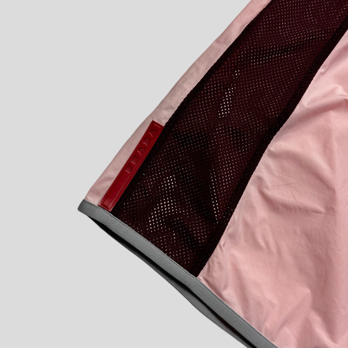 Prada Sport SS00 Nylon Mesh Technical Dress - IT44 | Medium, Pink