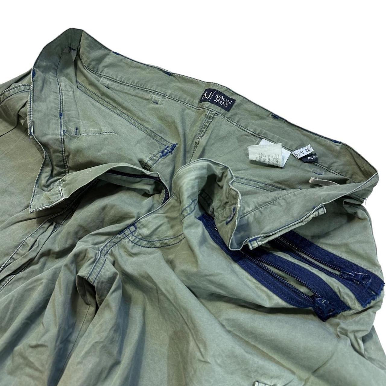 Armani Jeans Baggy Khaki Cargo Bottoms