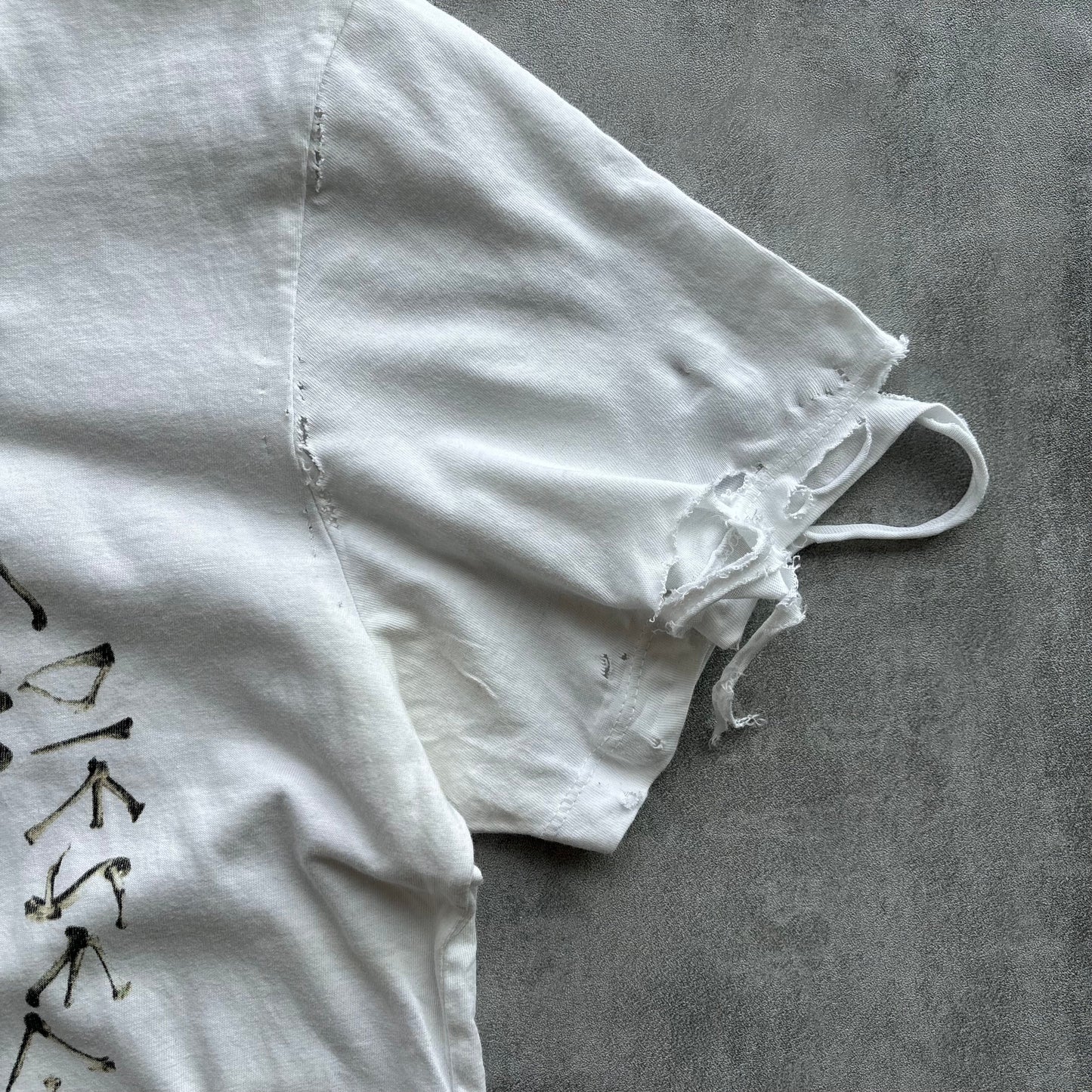 DIESEL DISTRESSED TOP | O/S, Red