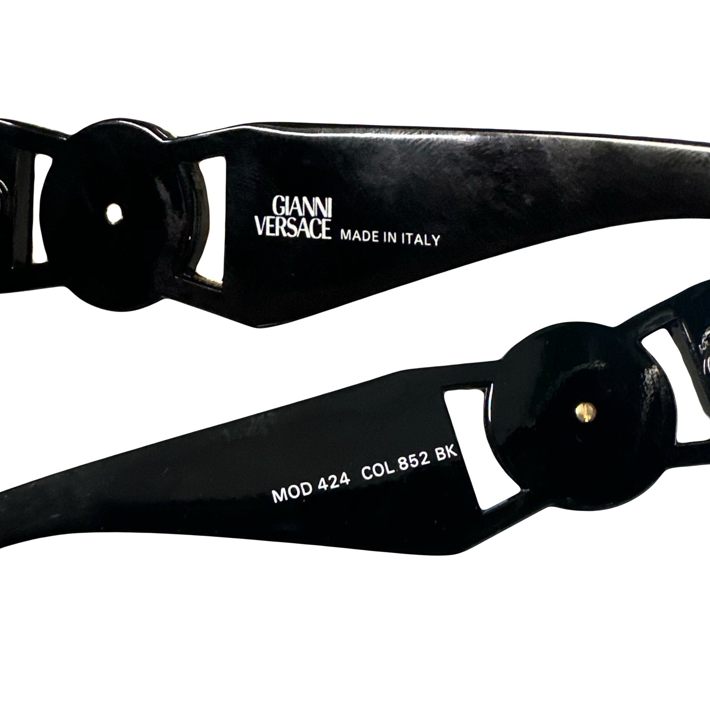 Versace 90s Medusa Head Sunglasses In Black