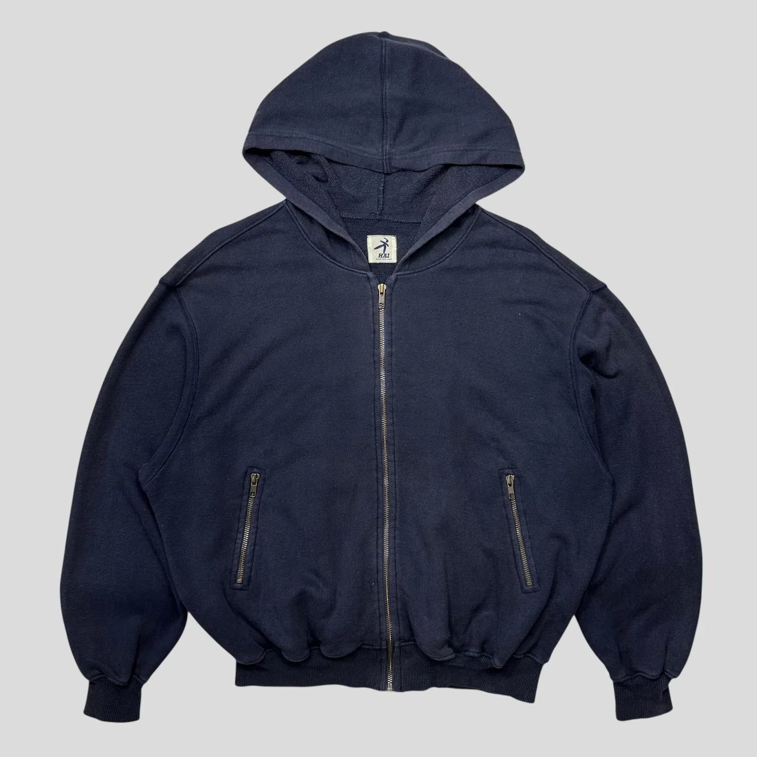 hai sporting gear Hai Sporting Gear by Issey Miyake 80’s Ice Hockey Graphic Boxy Hoodie