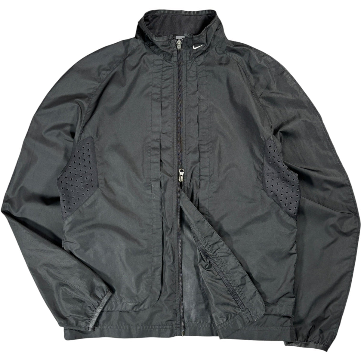 Nike 00’s Laser Cut Ventilated Stash Pocket Jacket M | Medium, Black