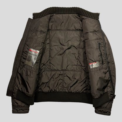 Prada Sport 2006 Nylon Bondage Down Bomber Jacket - IT50 (M)