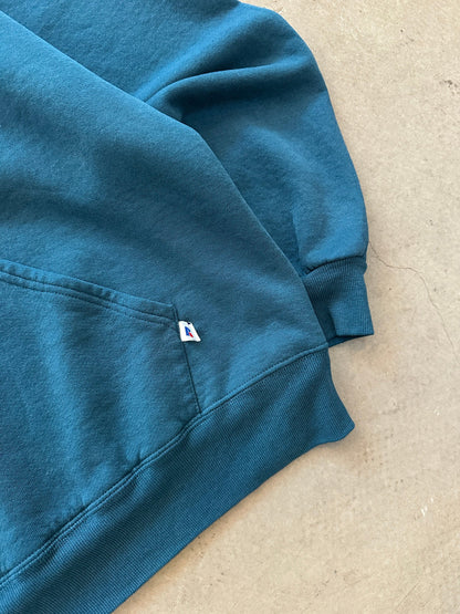 1990's Russell Athletic Blank Hoodie - XL