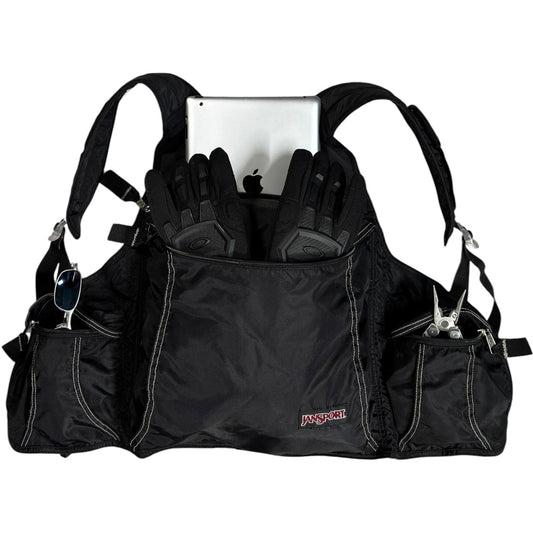 Jansport 00’s Utility Vest Backpack | O/S, Black