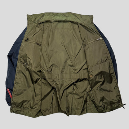 Prada Sport 00’s Nylon Reversible D-ring Field Jacket - IT52 (M/L) | Default Title, Multicoloured