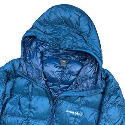 Montbell Superior Down Parka Puffer Jacket In Blue (M) | Medium, Blue
