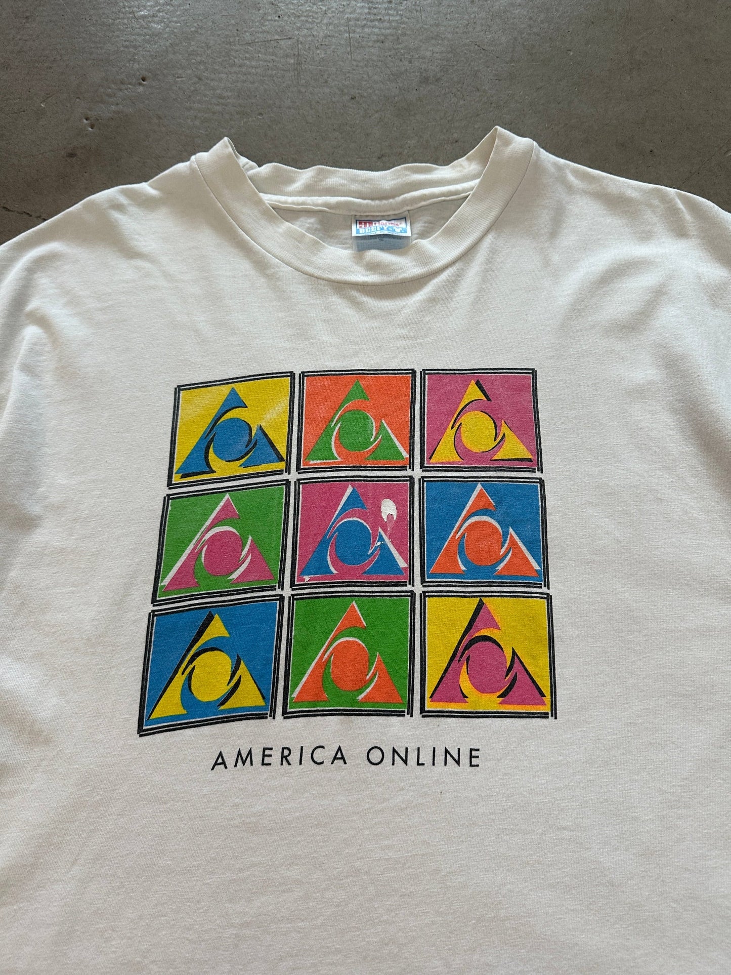 1990's America Online T-Shirt - XL | Default Title, Red
