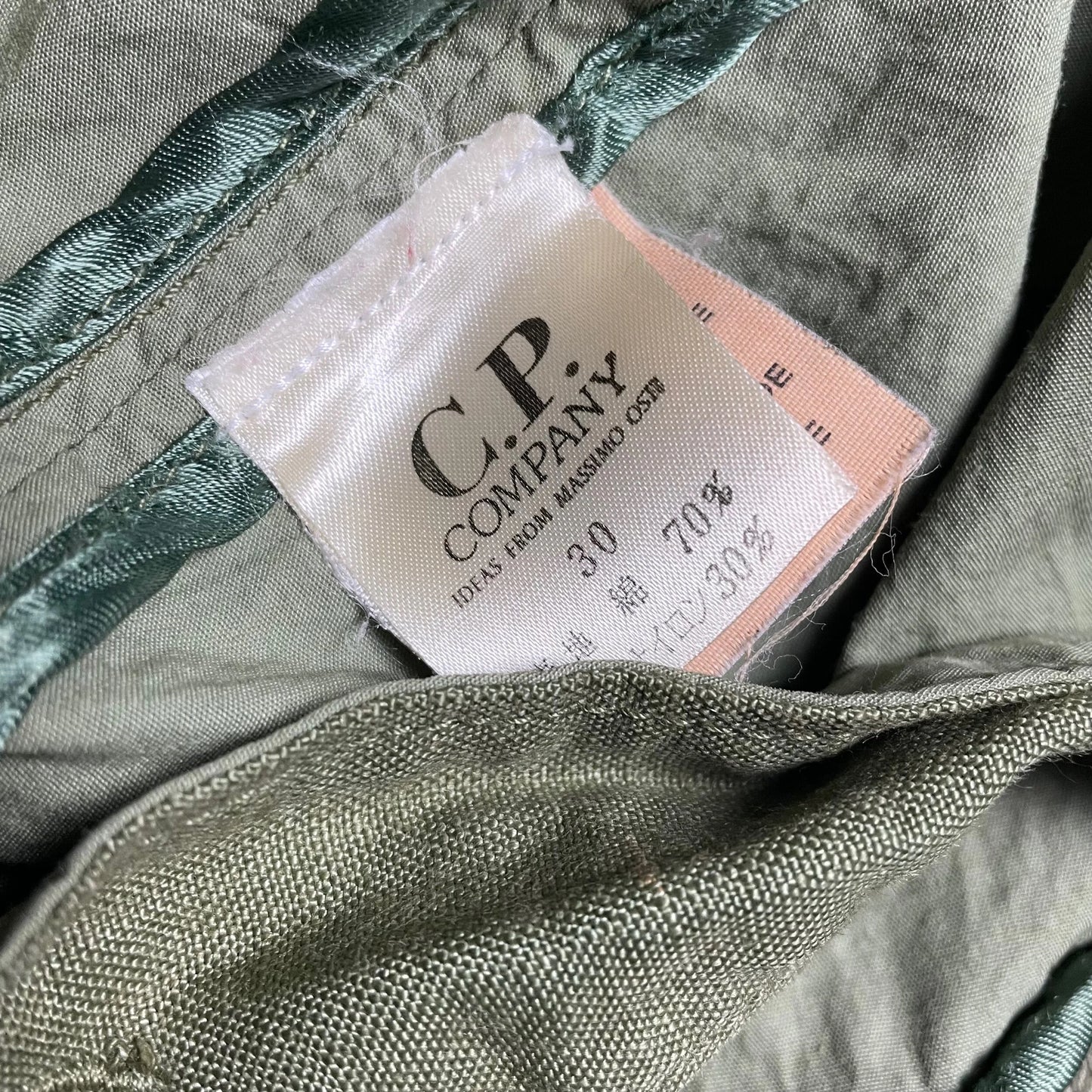 S/S 1990 C.P. COMPANY Ideas From Massimo Osti Sage Green Japan Exclusive Sahara Jacket