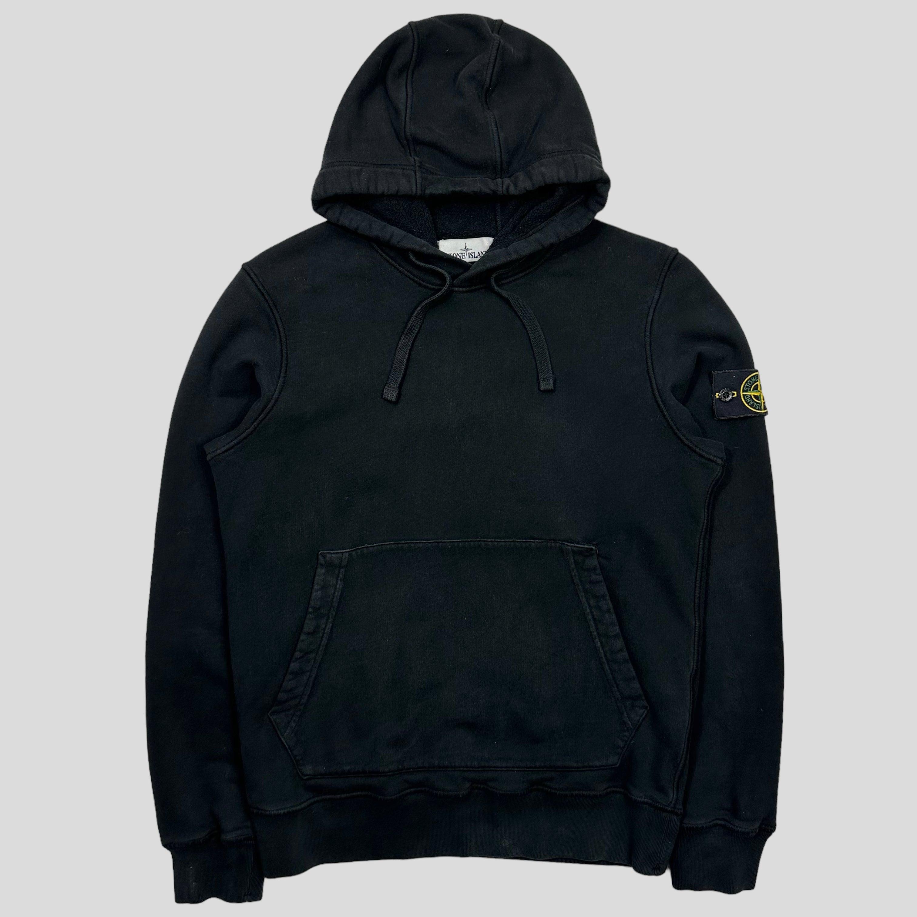 Stone Island AW20 Black Pullover Hoodie S M