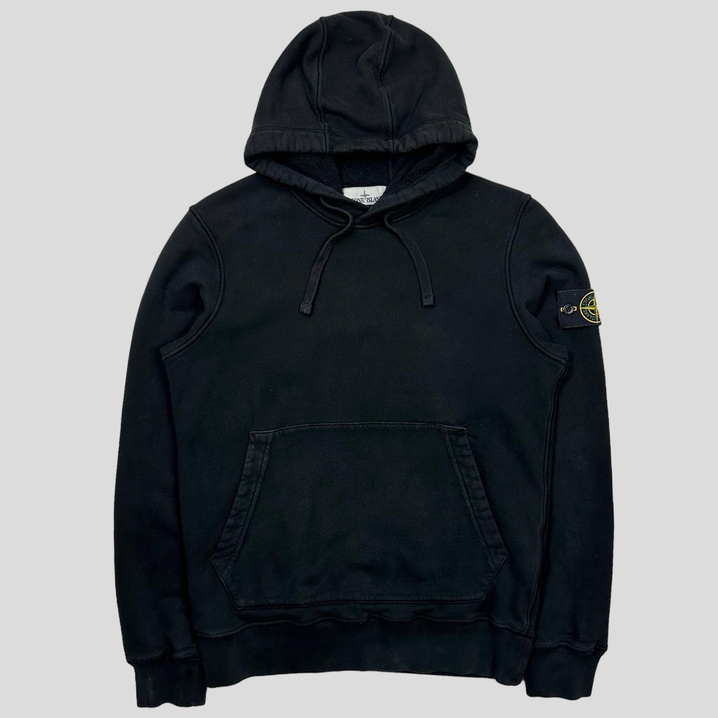 Stone Island AW20 Black Pullover Hoodie - S/M - Known Source