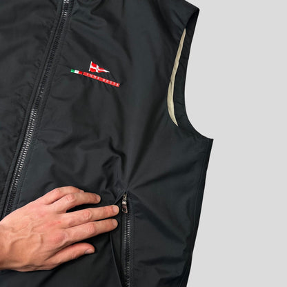 Prada Luna Rossa 00’s Goretex Padded Sailing Gilet Jacket - IT54 | Default Title, Black