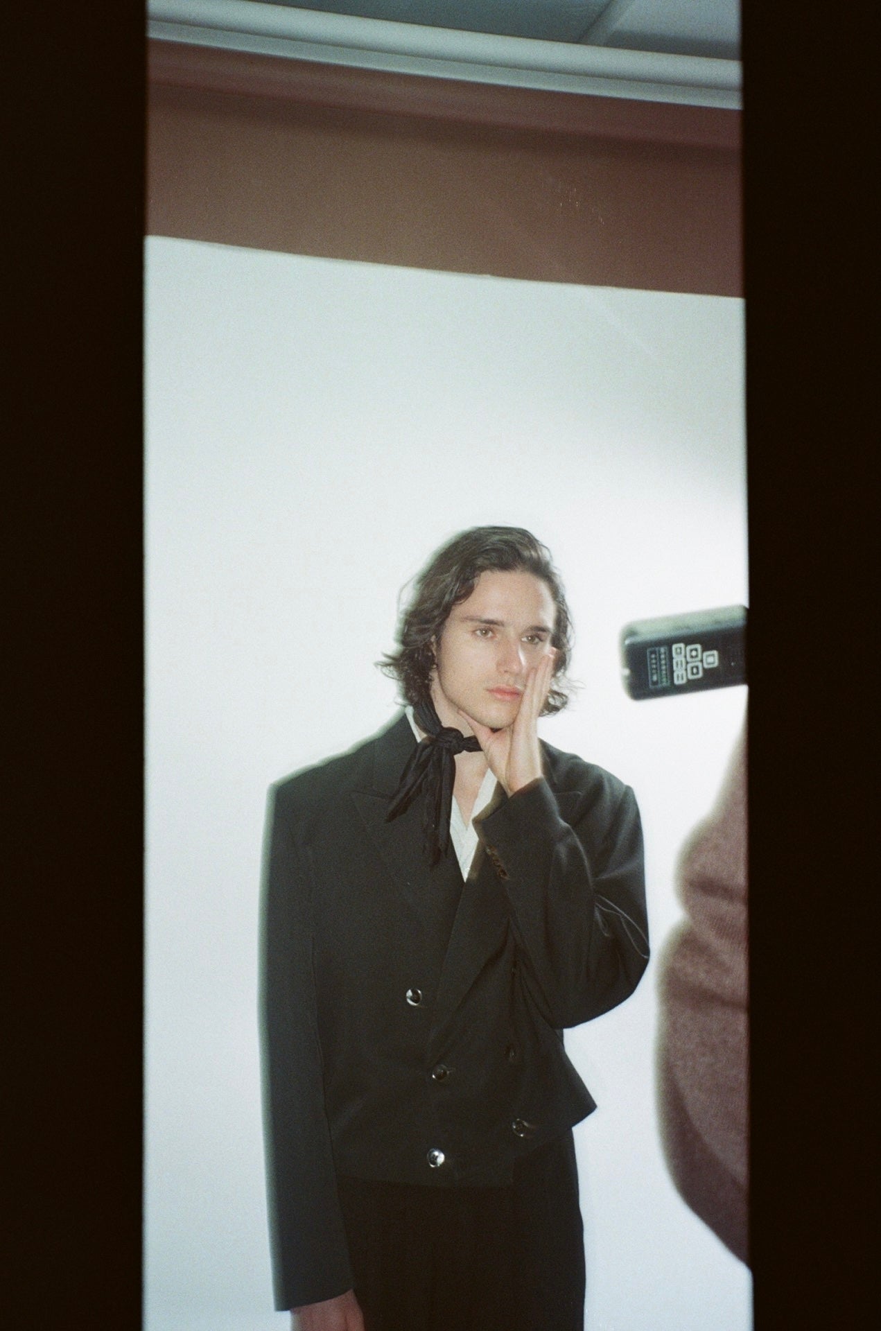 Vintage 1980s Cropped Double Breasted Blazer - M