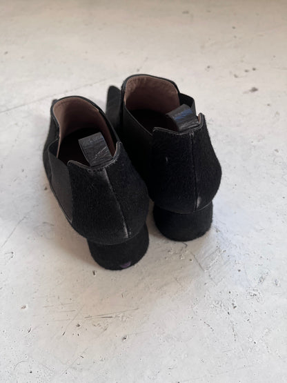 2000s marc jacobs lowtop boots | BLACK, Black
