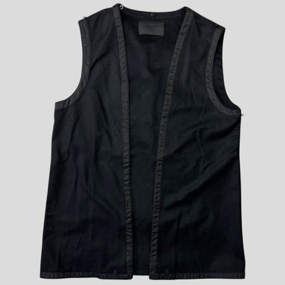 Prada Milano 1999 3 in 1 Mink Fur Ballistic Nylon Chore Coat - M