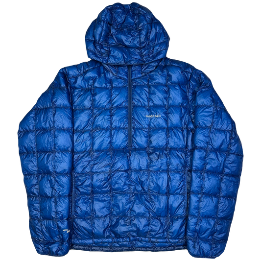 Montbell EX Light Down Anorak jacket in Blue - EX 900  ( US/EUR L )