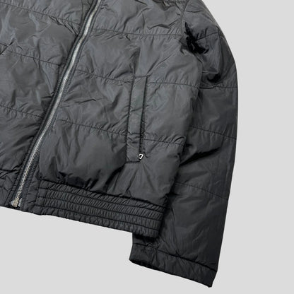 Prada Sport 2008 Goretex Reversible Black Logo Nylon Down Puffer Jacket - IT50 (M)