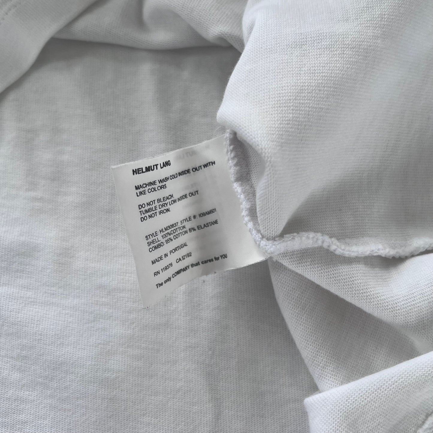 2000s helmut lang artist series graphic longsleeve | White, White