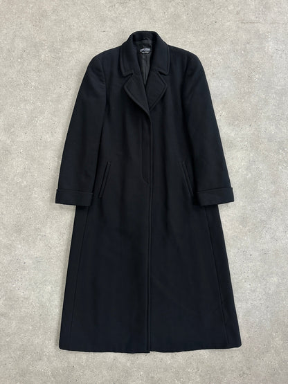 Giorgio Armani 1990s Pure Wool Floor Length Coat - M
