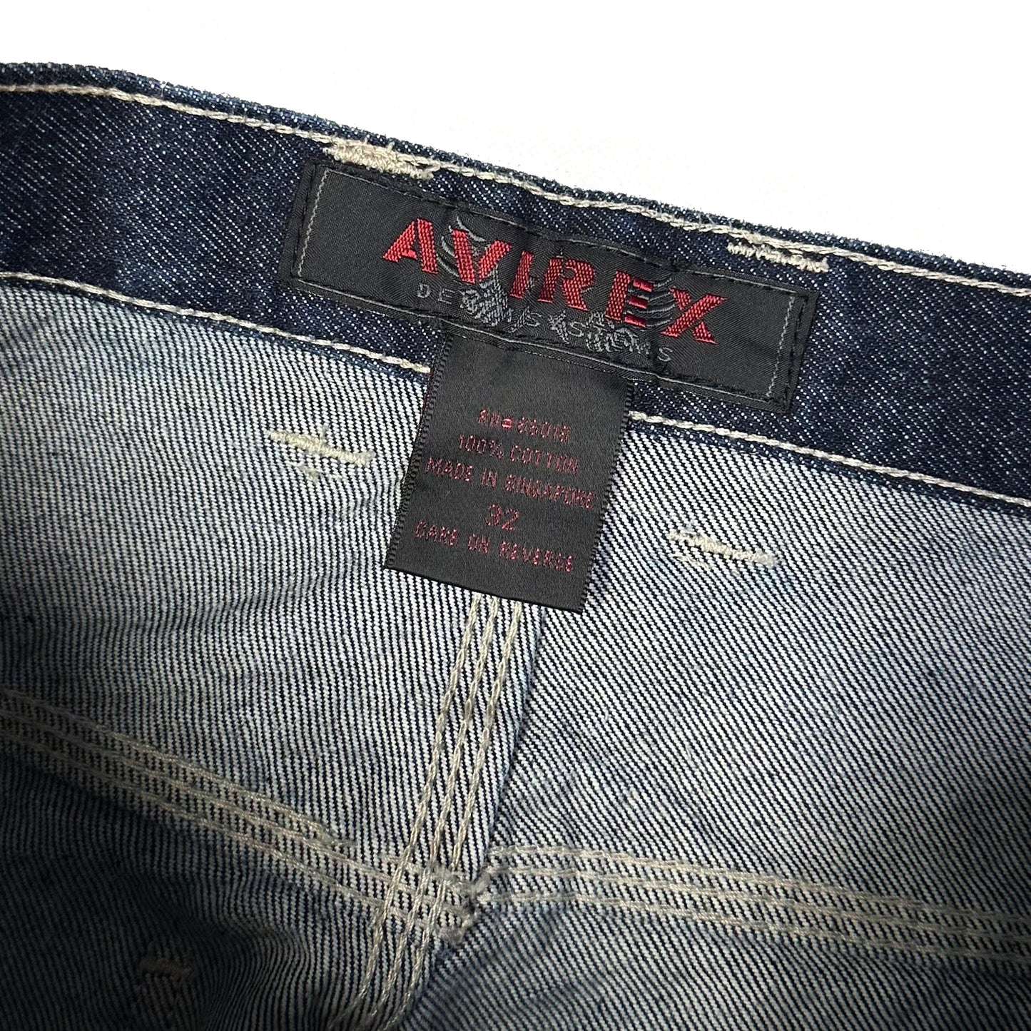 Avirex Jeans In Navy ( W32 )