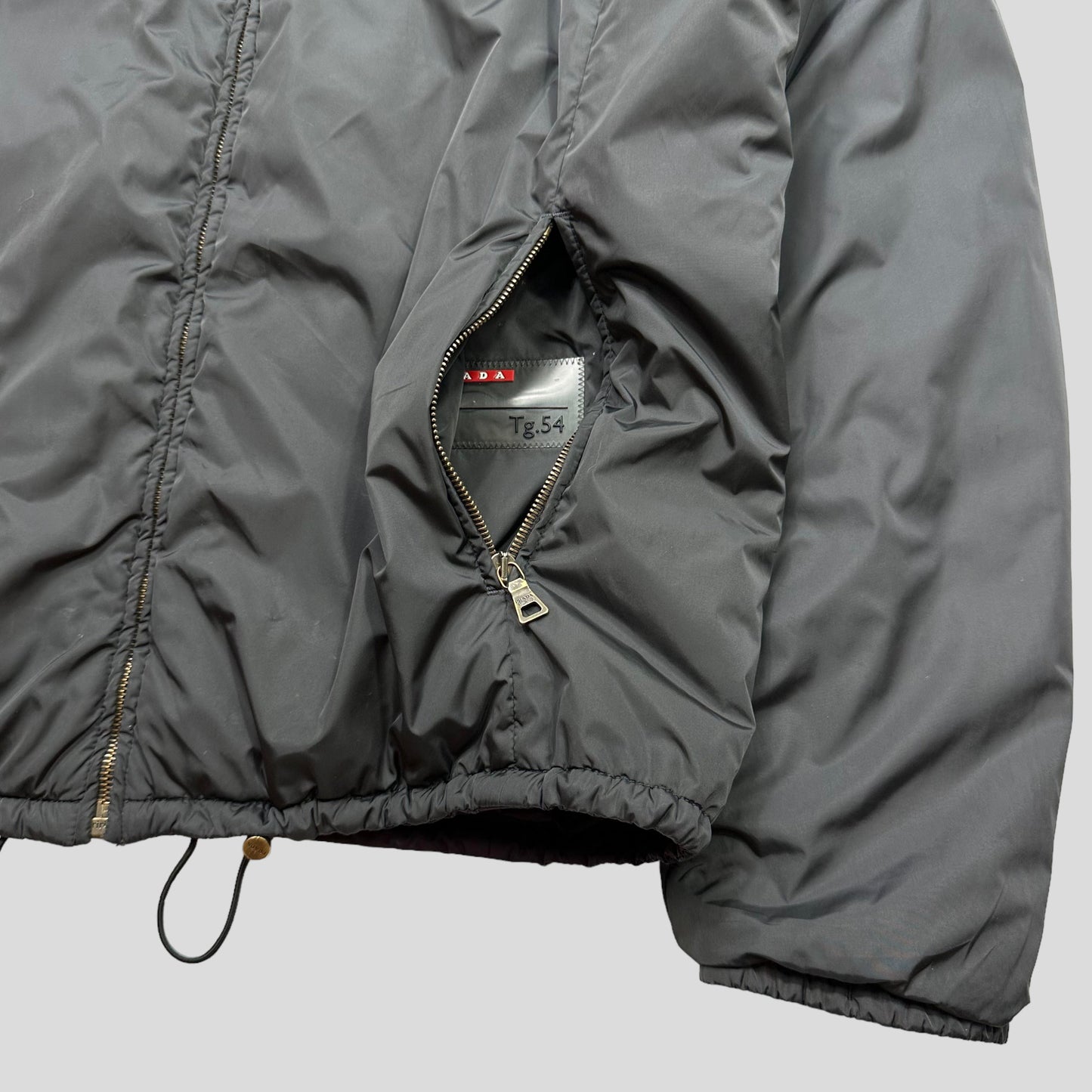 Prada Sport 2009 Reversible Nylon Shimmer Padded Jacket - IT54