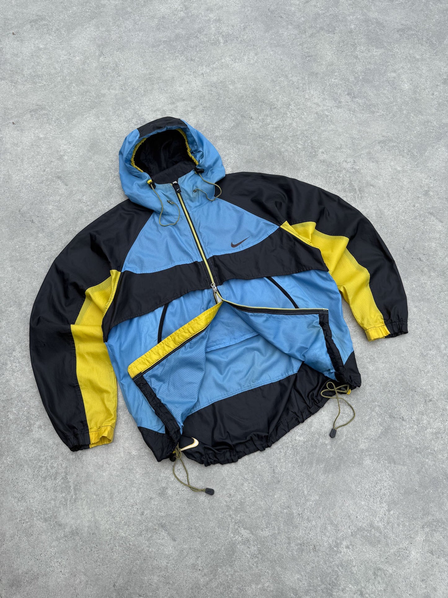 nike acg 1990s technical colour block packable lightweight jacket (l) | Default Title, Multicoloured